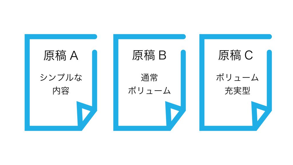 原稿のABCテスト