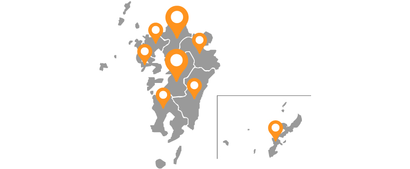 九州・沖縄エリアの現場に即した柔軟な運用戦略プランニングが可能